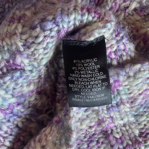 Y2K Guess Pastel Sweater size Small Cable Knit - Picture 6 of 6